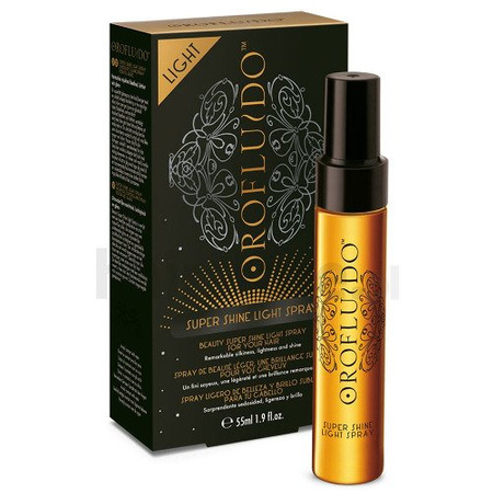 Orofluido Super Shine Light Spray - lekki spray nabłyszczający do wszystkich rodzajów włosów 55 ml