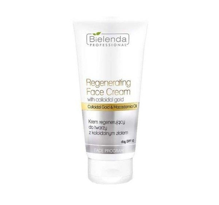 Bielenda Professional Regenerating Face Cream With Colloidal Gold krem regenerujący do twarzy z Koloidalnym Złotem SPF10 150ml