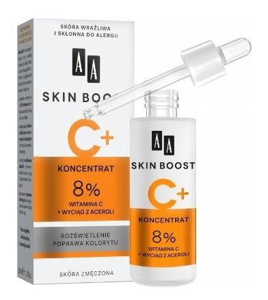 AA Skin Boost C+ rozświetlający koncentrat do twarzy 30ml