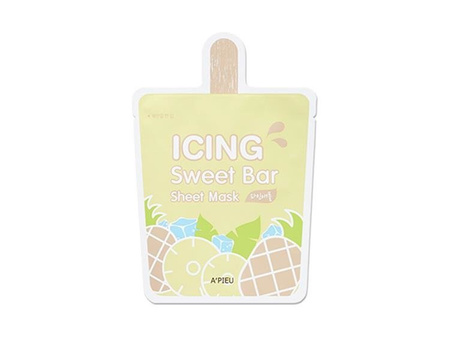 A'Pieu Icing Sweet Bar Sheet Mask wygładzająco-nawadniająca maska w płachcie Pineapple 21g