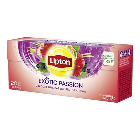 Lipton Herbata owocowa Exotic Passion 20 torebek 32g