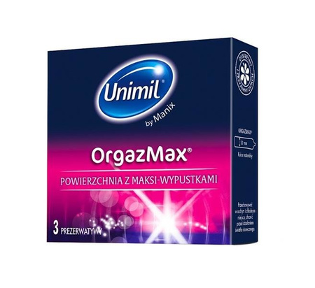 Unimil OrgazMax lateksowe prezerwatywy 3szt