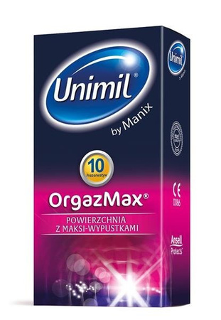 Unimil OrgazMax lateksowe prezerwatywy 10szt