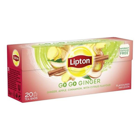 Lipton Herbata owocowa Go Go Ginger 20 torebek 32g