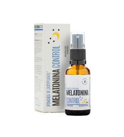 Aura Herbals Melatonina Control + Ekstrakt z Melisy suplement diety 20ml