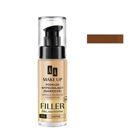 AA Make Up Filler Wrinkle Decrease Foundation Pro Age System podkład wypełniający zmarszczki 111 Coffee 30ml