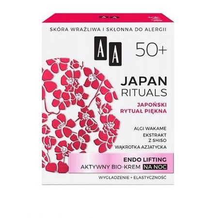 AA Japan Rituals 50+ endo lifting aktywny bio-krem na noc 50ml