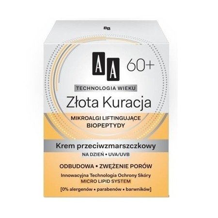 AA Technology Age 60+ Gold Cure Day Cream przeciwzmaszczkowy krem na dzień 50ml