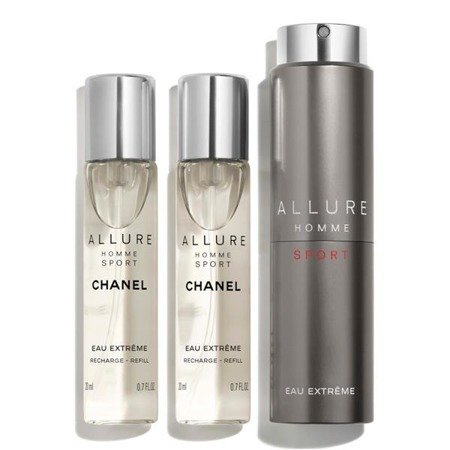 Chanel Allure Homme Sport Eau Extreme EDT spray 20ml + 2x20ml refill