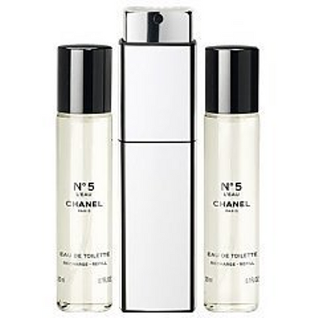 Chanel  No.5 L'EAU EDT spray z wymiennym wkładem 3 x 20ml