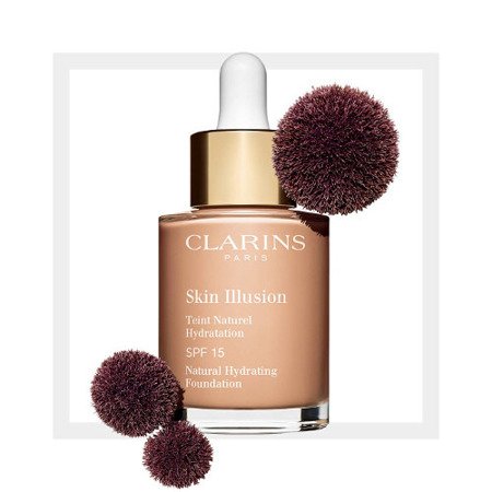 Clarins Skin Illusion Natural Hydrating Foundation SPF 15, 107C Podkład 30ml