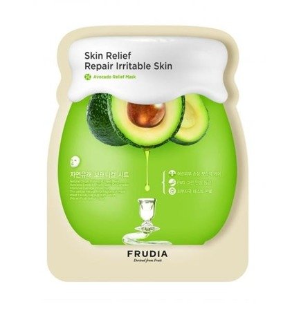 Frudia Relief Mask odżywczo-regenerująca maska w płacie Avocado 27ml