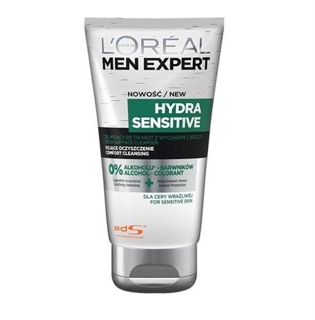 L'Oreal Paris Men Expert Hydra Sensitive kojący żel do mycia twarzy 100ml