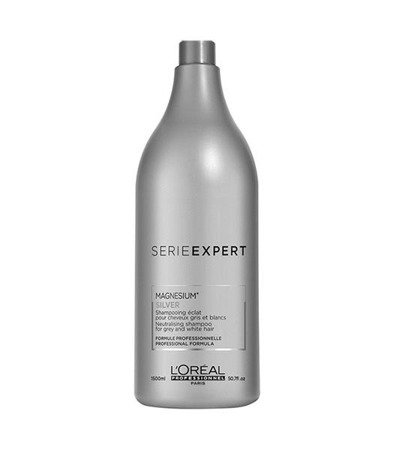 L'Oreal Professionnel Serie Expert Magnesium Silver Shampoo szampon rozjaśniający do włosów siwych 1500ml