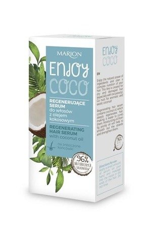 Marion Enjoy Coco regenerujące serum do włosów z olejem kokosowym 50ml