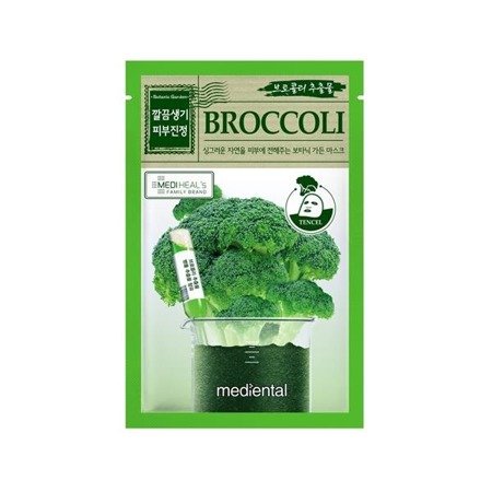 Mediheal Mediental Botanic Garden Broccoli oczyszczająca maska w płachcie z ekstraktem z brokuła 23ml