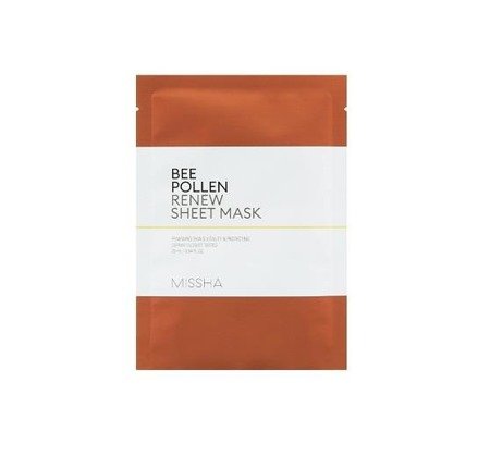 Missha Bee Pollen Renew Sheet Mask nawilżająca maseczka w płachcie na bazie ekstraktu z pyłku pszczelego 25ml