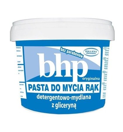 Pollena Ostrzeszów BHP pasta do mycia rąk detergentowo-mydlana z gliceryną 500g
