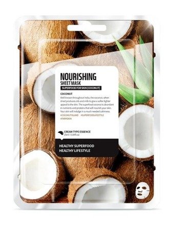 Superfood For Skin Nourishing Sheet Mask odżywcza maseczka do twarzy Kokos 25ml