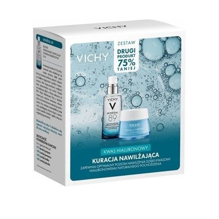 Vichy Aqualia Thermal Rich 50ml + Mineral 89 Booster 50ml Zestaw