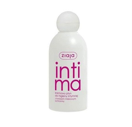 Ziaja Intima płyn kremowy do higieny intymnej z kwasem mlekowym ochronny 200ml